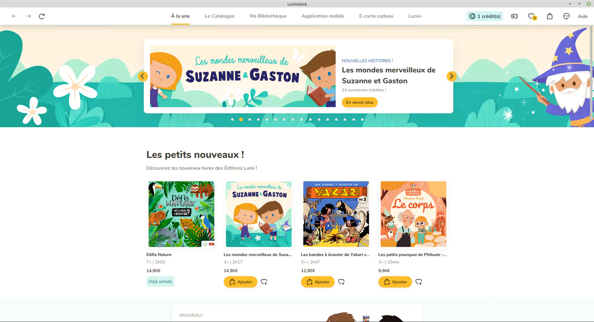 Lunii - Application de bureau